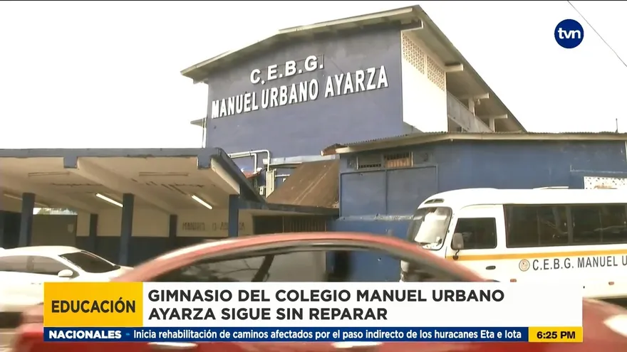 Gimnasio de colegio en Colón sigue sin reparar