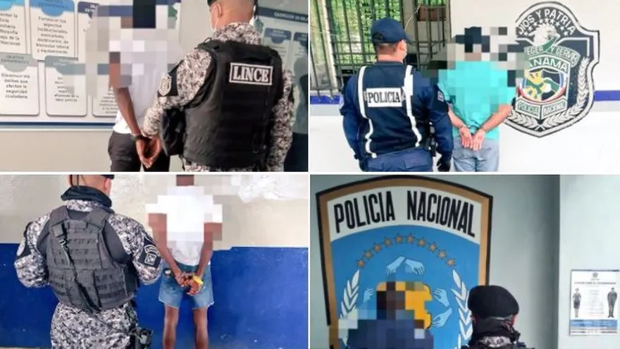 Retienen en Colón a 12 personas requeridos por la justicia por diversos delitos. Foto/Policía Nacional