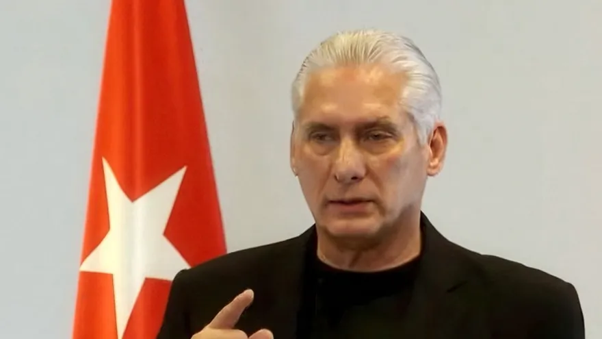 El presidente cubano, Miguel Díaz-Canel
