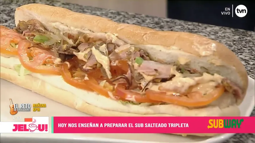Receta: Sub salteado Tripleta
