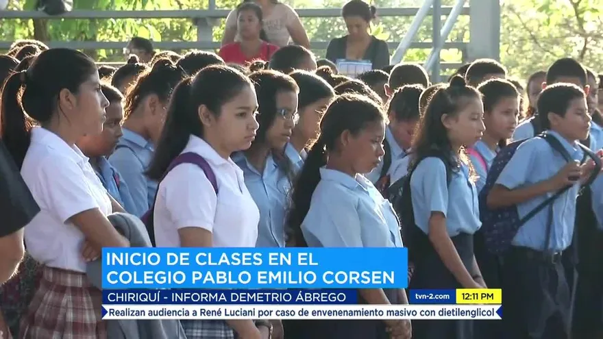 Inician clases presenciales en colegio Pablo Emilio Corsen