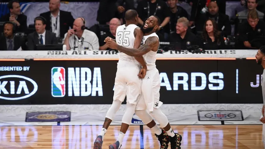El Team LeBron venció a el Team Stephen en el All-Star Games