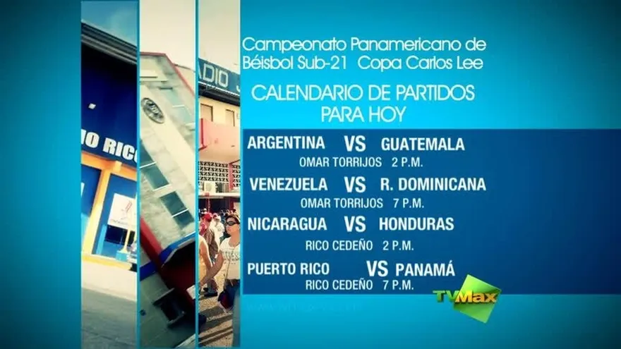 Partidos el 2 de noviembre - Panamericano Sub-21