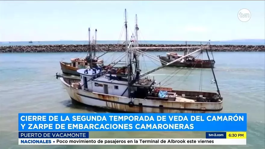 Más de 80 barcos zarpan del Puerto de Vacamonte tras fin de segunda veda del camarón