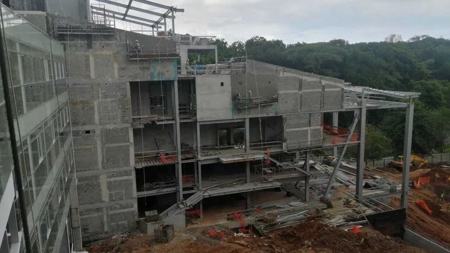 Ciudad de las Artes en construcción.