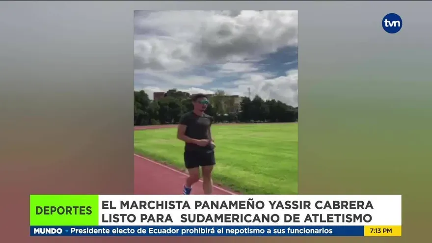 Jassir Cabrera, listo para el Sudamericano de Atletismo