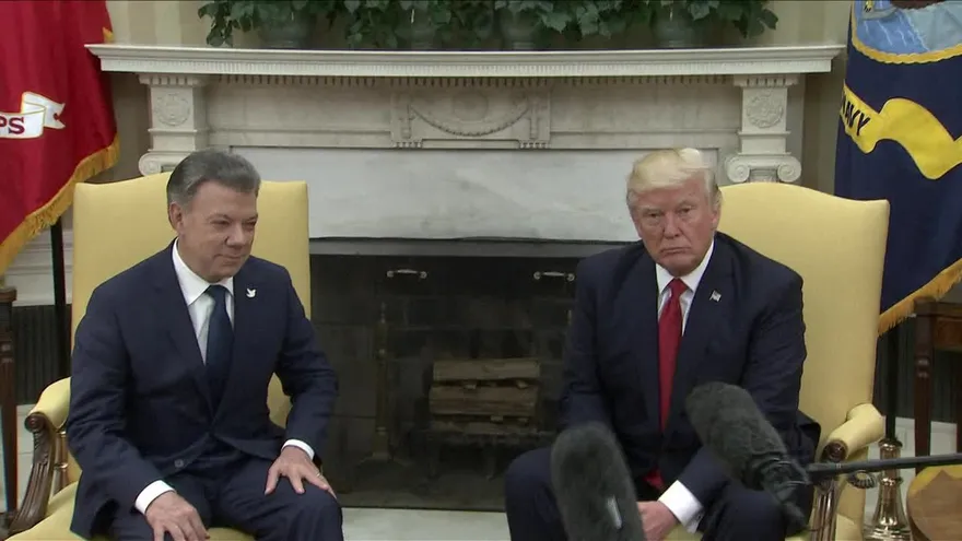 Trump crisis venezolana es una “desgracia” y apoyará a Colombia