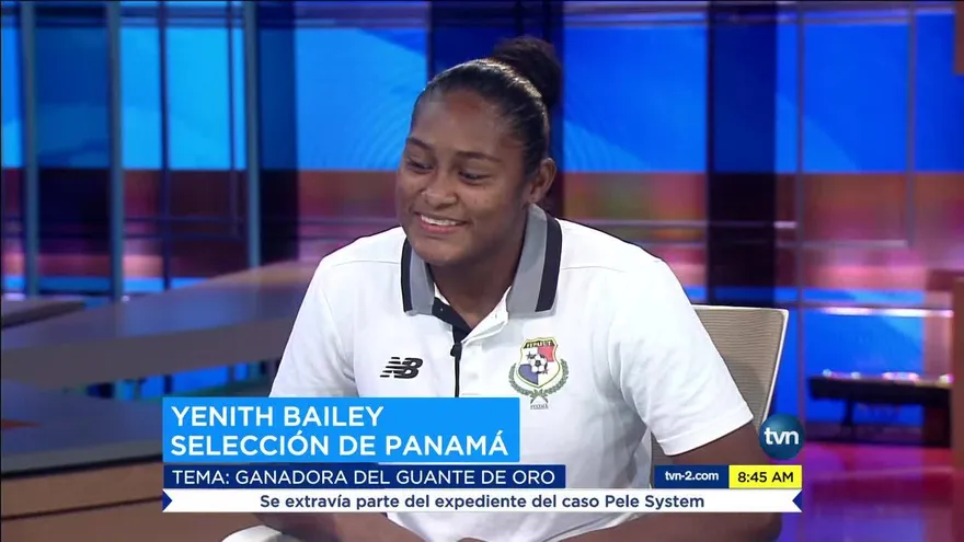 Yenith Bailey, ganadora del Guante de Oro de la Concacaf