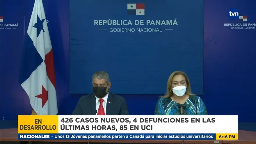 Panamá concentra 4 muertos y 426 nuevos contagiados por la COVID-19 en las últimas 24 horas