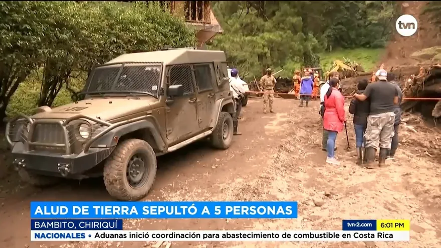 Sigue búsqueda y rescate en Chiriquí