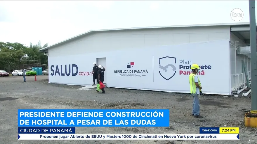 Presidente defiende construcción de hospital, a pesar de las dudas
