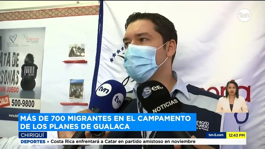 700 migrantes haitianos permanecen en el albergue Los Planes de Gualaca