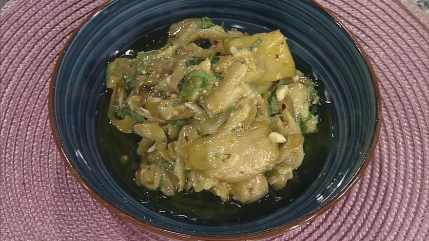 Ensalada de berenjena.