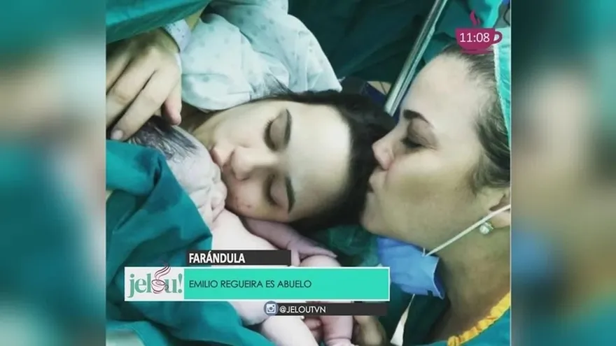 Emilio Regueira y Maru ya son abuelos