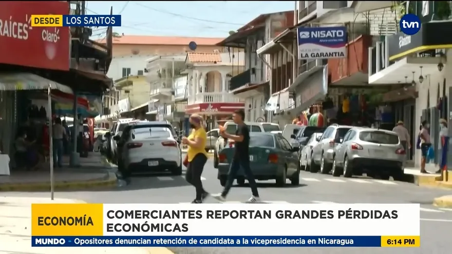 Pérdidas en pequeños comercios de Los Santos