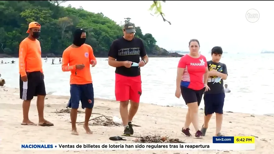Se retoman las actividades en playas tras el levantamiento de cuarentena de fin de semana