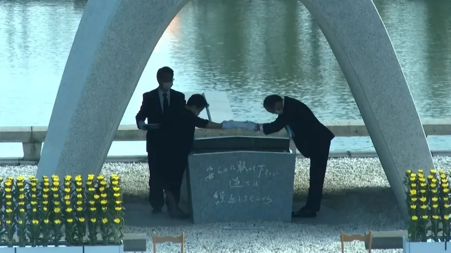 Japón conmemora 76 aniversario de bomba atómica en Hiroshima en plenos Juegos