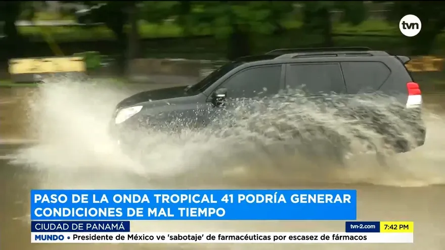 Paso de la onda tropical 41 podría generar condiciones de mal tiempo
