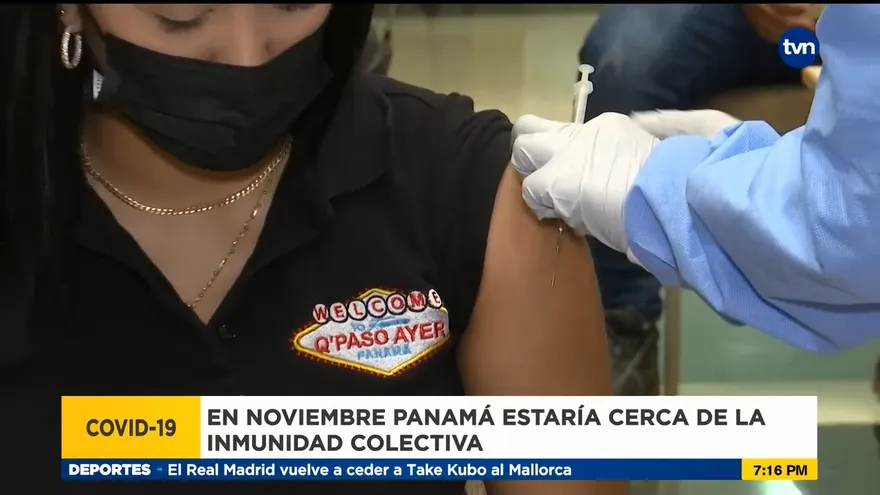 Cerca de un 22% de la población en Panamá ya tiene sus dos dosis de vacunas contra covid-19