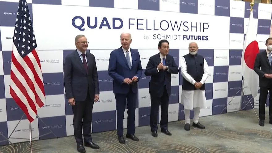 Cumbre de los gobernantes de Japón, India, Australia y Estados Unidos en Tokio.