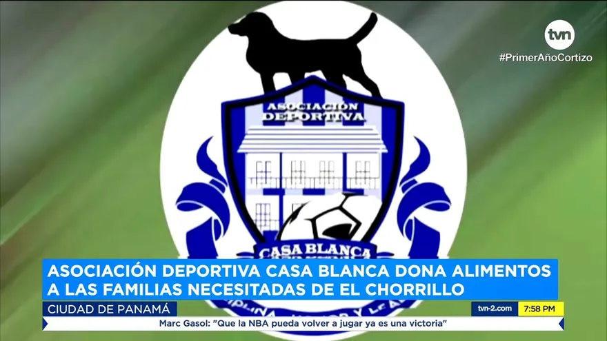 Asociación deportiva Casa Blanca dona alimentos a las familias necesitadas de El Chorrillo