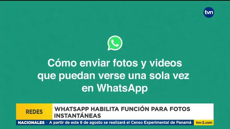 Whatsapp presentó una nueva función para el envío de fotos y videos momentáneos