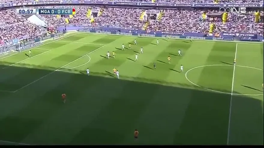 Barcelona derrotó al Málaga 1-2 en un difícil partido