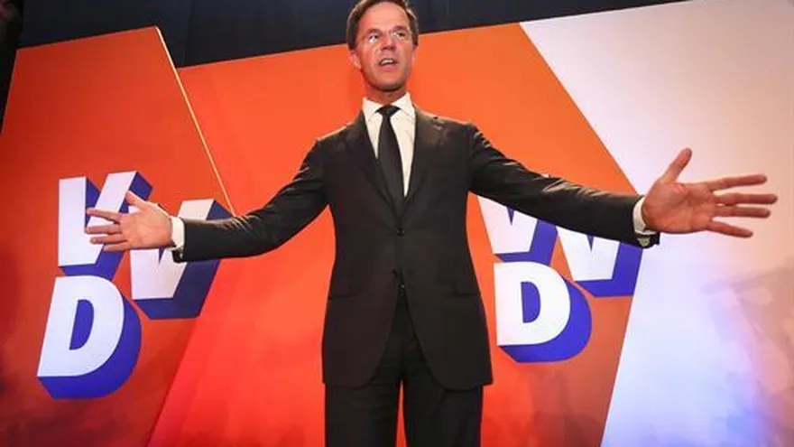 Mark Rutte celebra su victoria sobre "el populismo equivocado" de Wilders