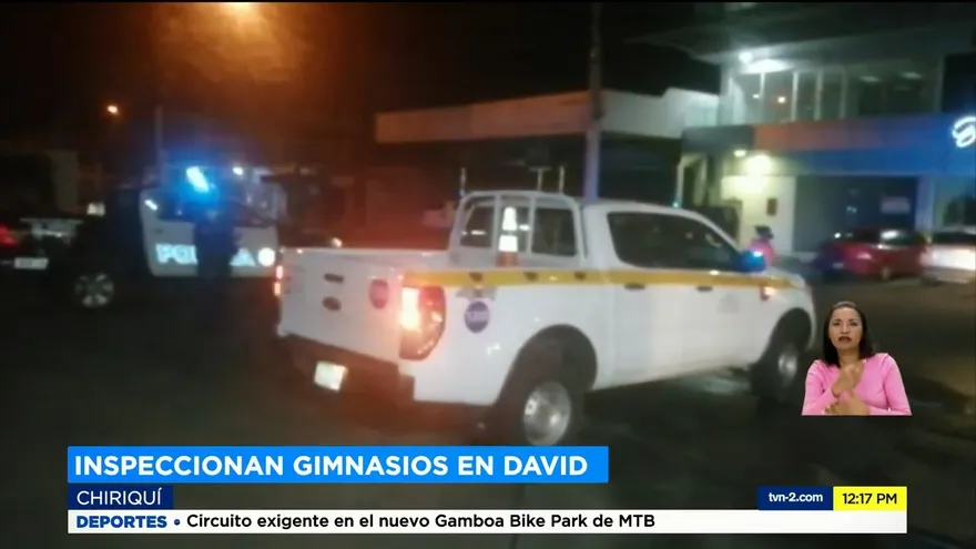 Autoridades hacen operativos sorpresa en gimnasios de Chiriquí