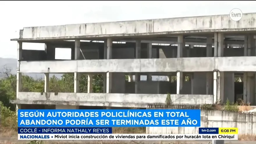 Preocupa abandono de construcciones de policlínicas en Coclé