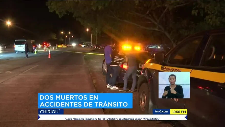 Dos adultos mayores mueren arrollados en Chiriquí