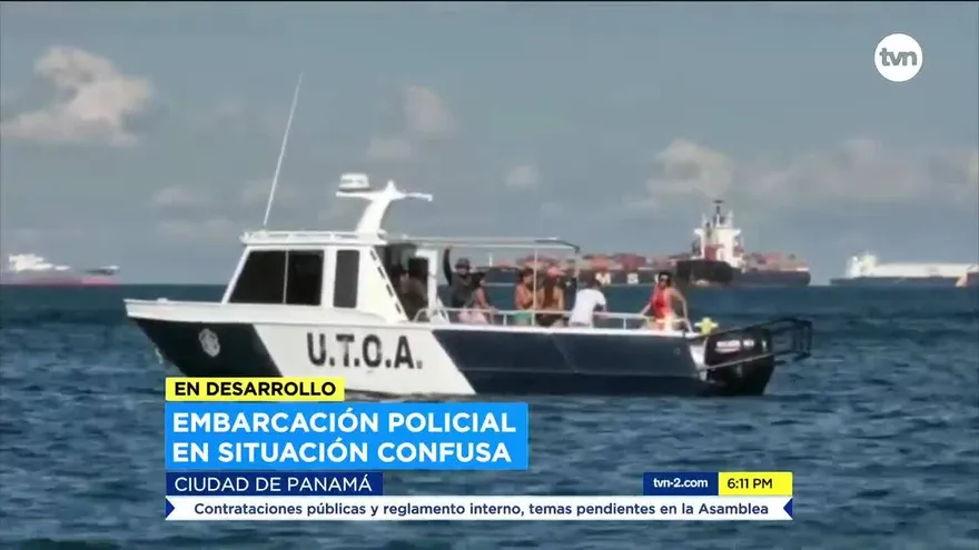 Policía Nacional explica vídeo de lancha de la entidad en Taboga