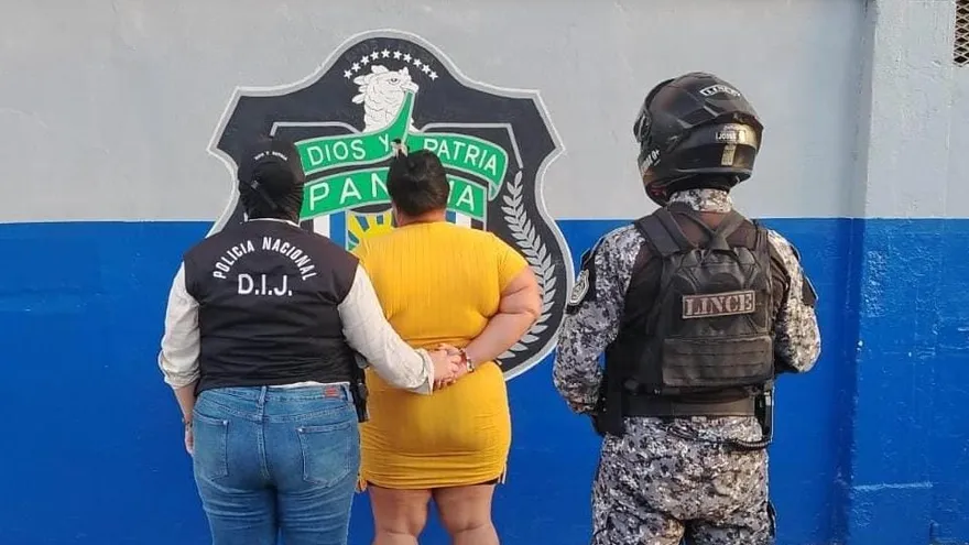 La mujer fue capturada en Pedregal, Chiriquí
