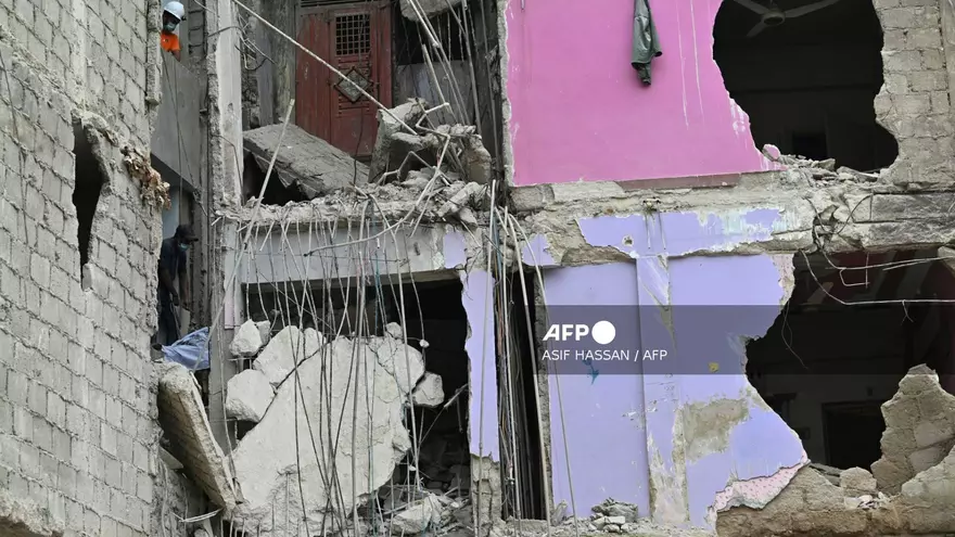 Accidente del edificio en Pakistán