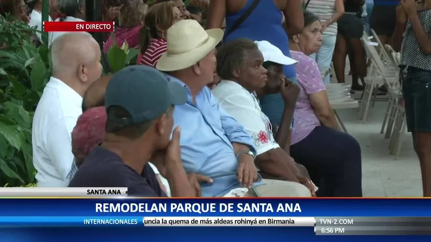 Reinauguran el parque de Santa Ana