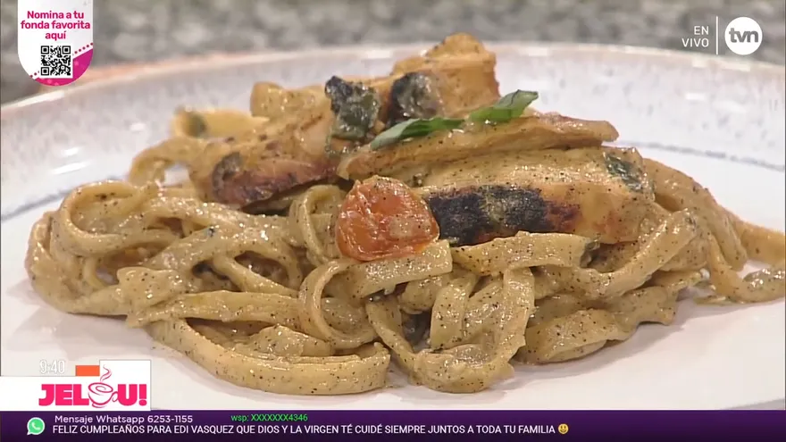 Receta: fetuccini en salsa "Cásate conmigo" (final)