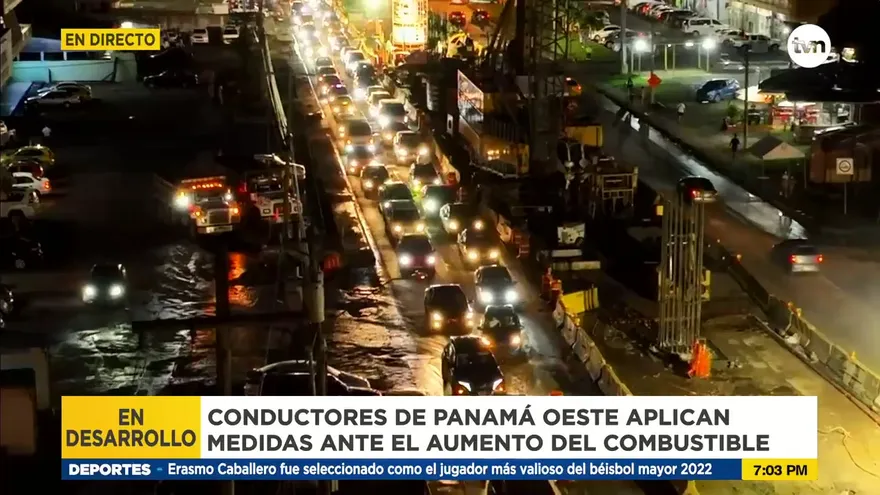 Conductores de Panamá Oeste toman medidas ante aumento del precio de los combustibles