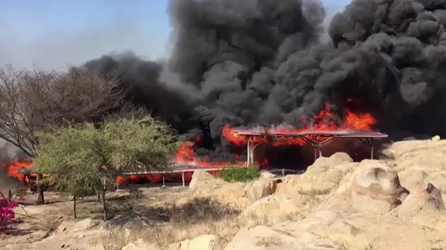 Incendio destruye milenario complejo arqueológico en Perú