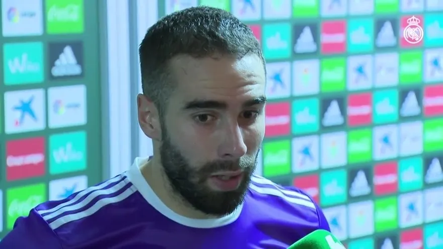 Dani Carvajal habló sobre lo visto en los primeros 45 minutos frente al Betis