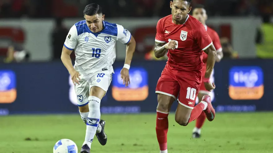 Ismael Díaz en partido ante Nicaragua