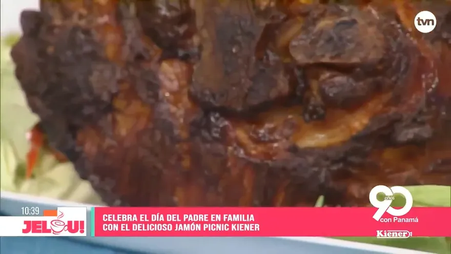 Receta: Jamón en salsa de mostaza y hongos