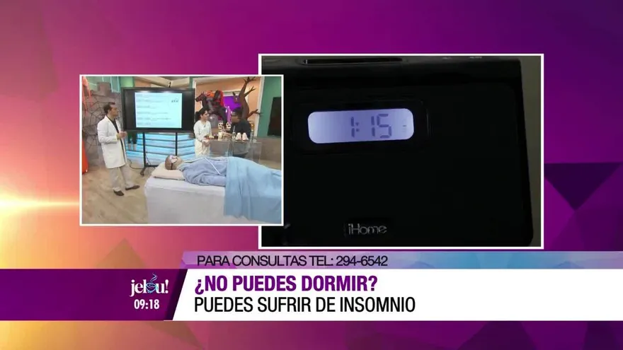 ¿No puedes dormir? Puedes estar sufriendo de insomnio