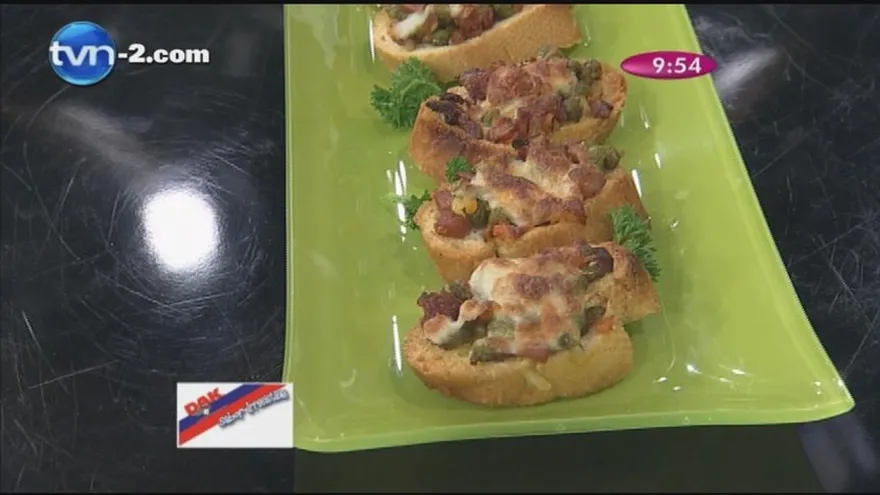 Tostada de Jamonilla Gratinada