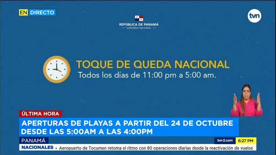 Toque de queda se mantiene