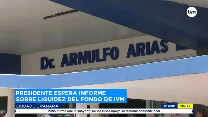 Presidente espera informe sobre liquidez del fondo de IVM