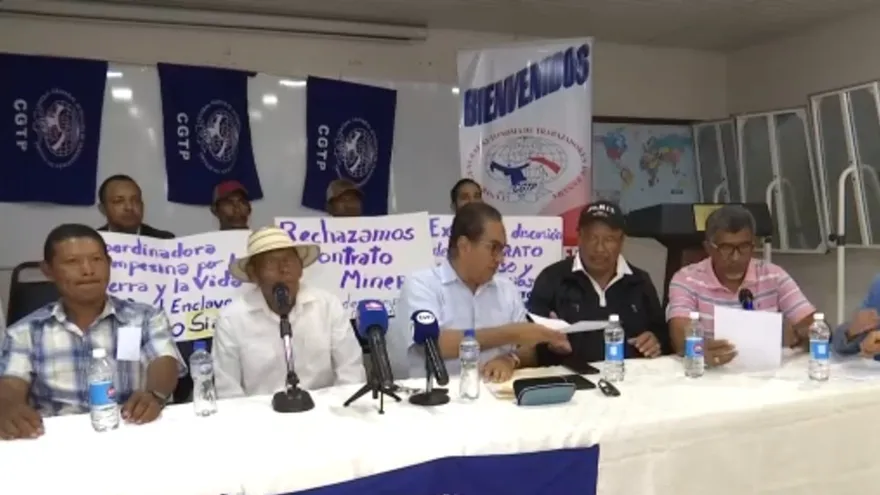 Organizaciones rechazan el contrato minero