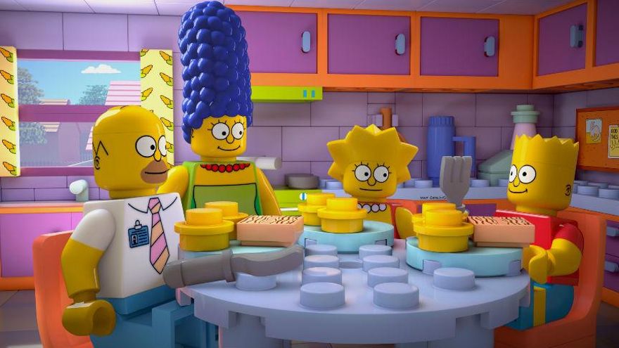 Los Simpson en Lego para episodio 550