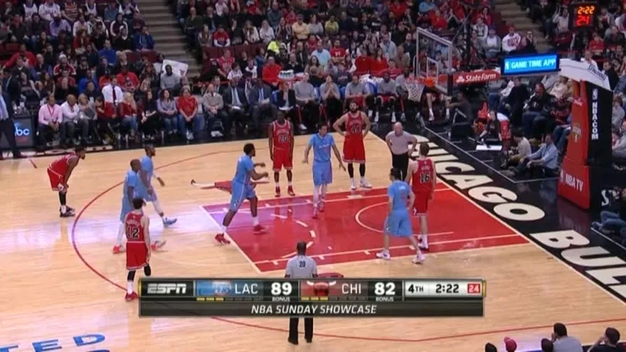 Los Ángeles vencieron 96-86 a Chicago