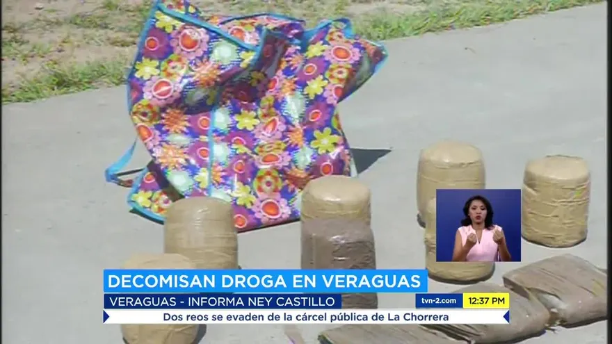 Decomisan 15 paquetes de droga en Veraguas