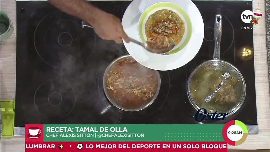 Receta: Tamal de Olla